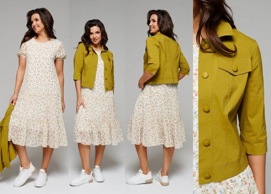 Комплект, куртка, жакет, платье Beautiful&Free 6084