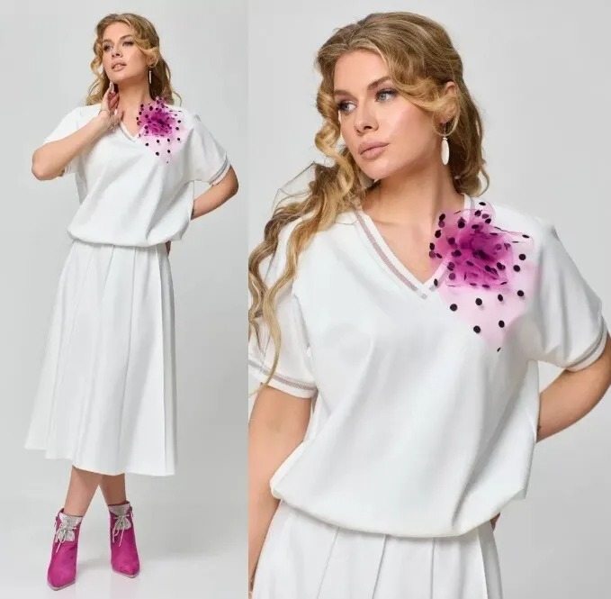 Комплект, джемпер, юбка T&N 7499