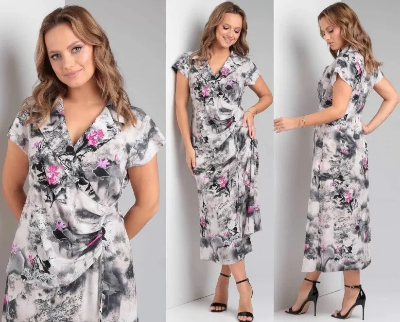 Платье, жакет Viola Style 01041-1