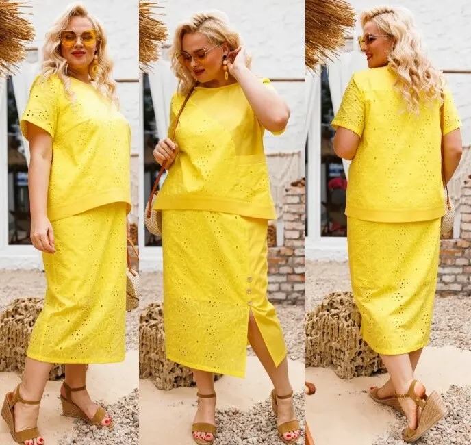 Костюм, блузон, юбка, блузка Romanovich Style 2-2542