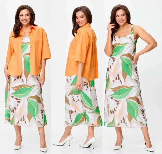 Комплект, рубашка, платье Karina Delux M-1195Б