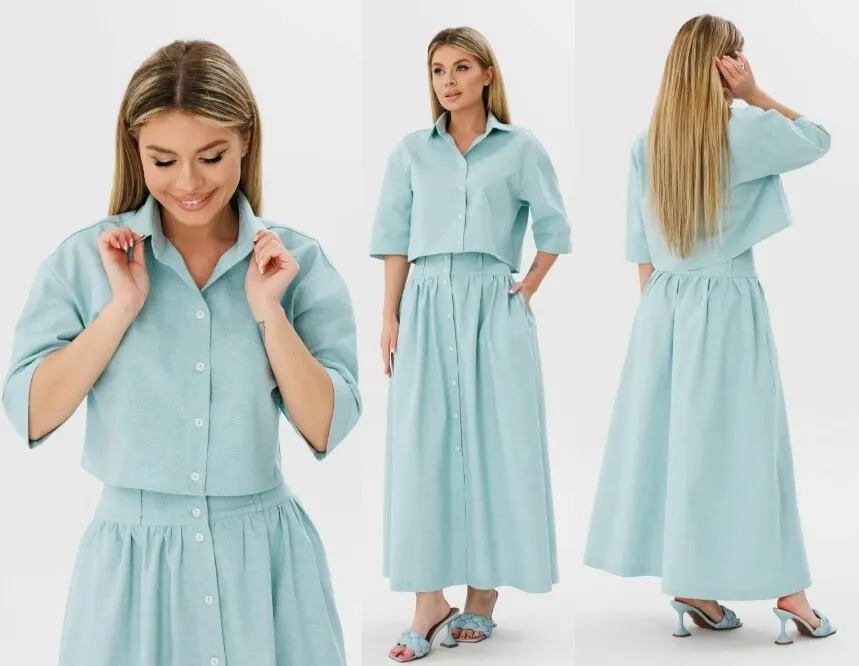 Комплект, рубашка, юбка Ambera Style 2071
