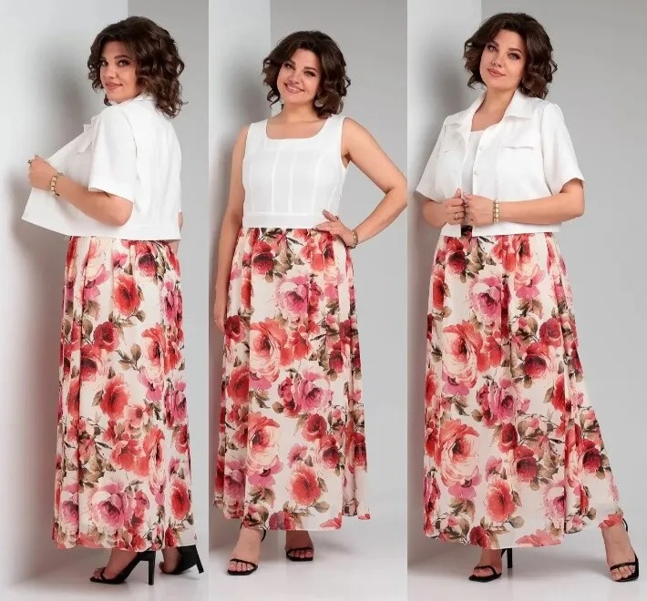 Комплект, платье, жакет Liona Style 908