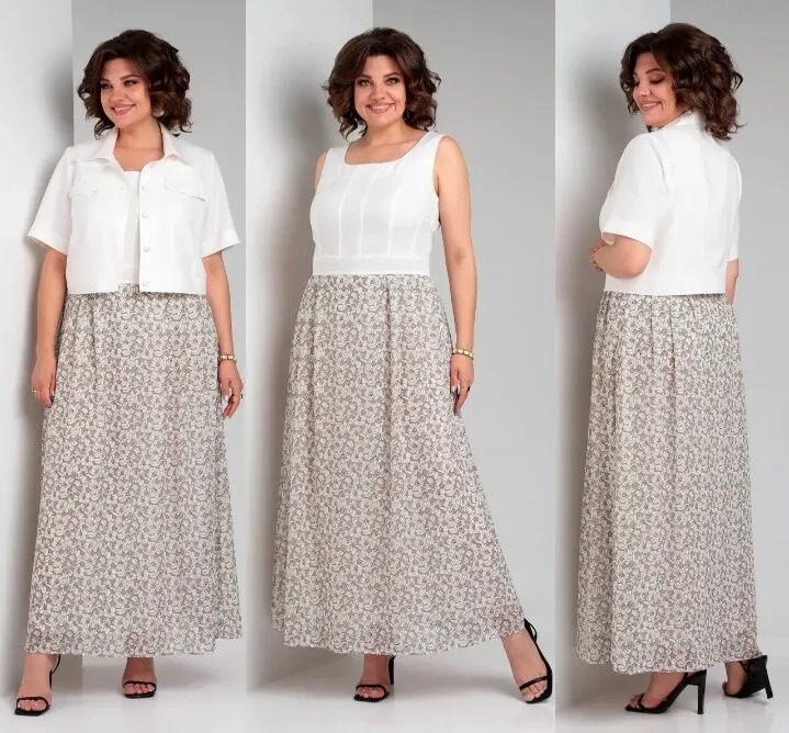 Комплект, платье, жакет Liona Style 908М