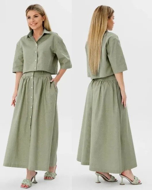 Комплект, рубашка, юбка Ambera Style 2071х