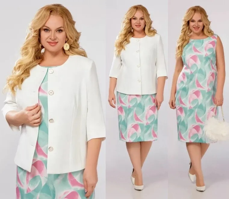 Комплект, жакет, платье Swallow 835