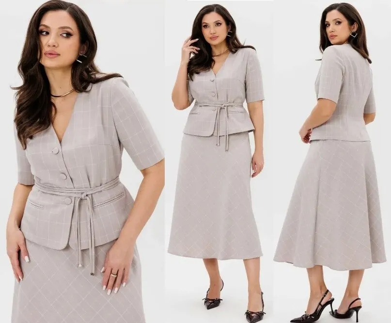 Костюм, жакет, юбка Mislana 1175