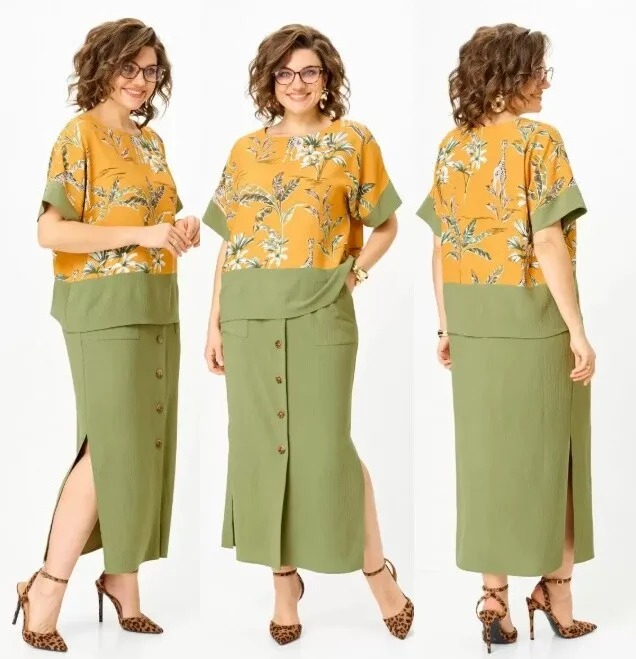 Костюм, блузка, юбка Anastasia 1361