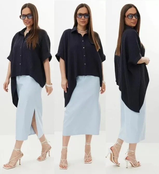 Комплект, блуза, юбка Магия Моды 2715