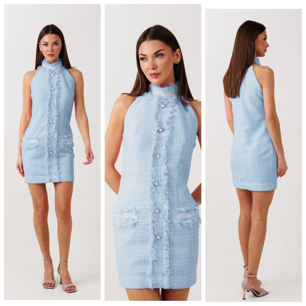 Платье V&N Fashion 1125_голубой