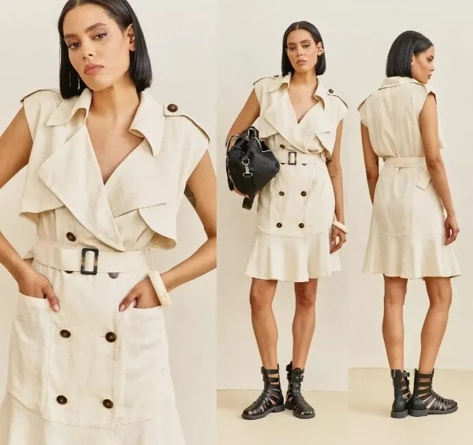 Платье, тренч Flaim 2103