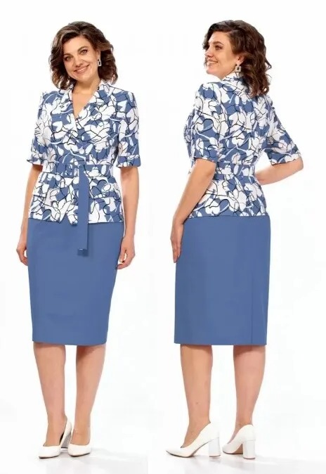 Костюм, жакет, юбка Милора-Стиль 1361Г