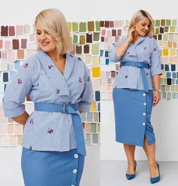 Комплект, жакет, юбка Anastasia 1082