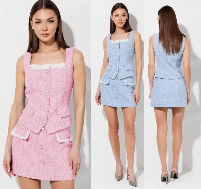 Жилет, юбка V&N Fashion 1106