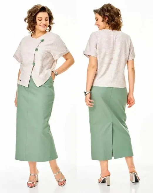 Комплект, жакет, юбка Michel Chic 1422М