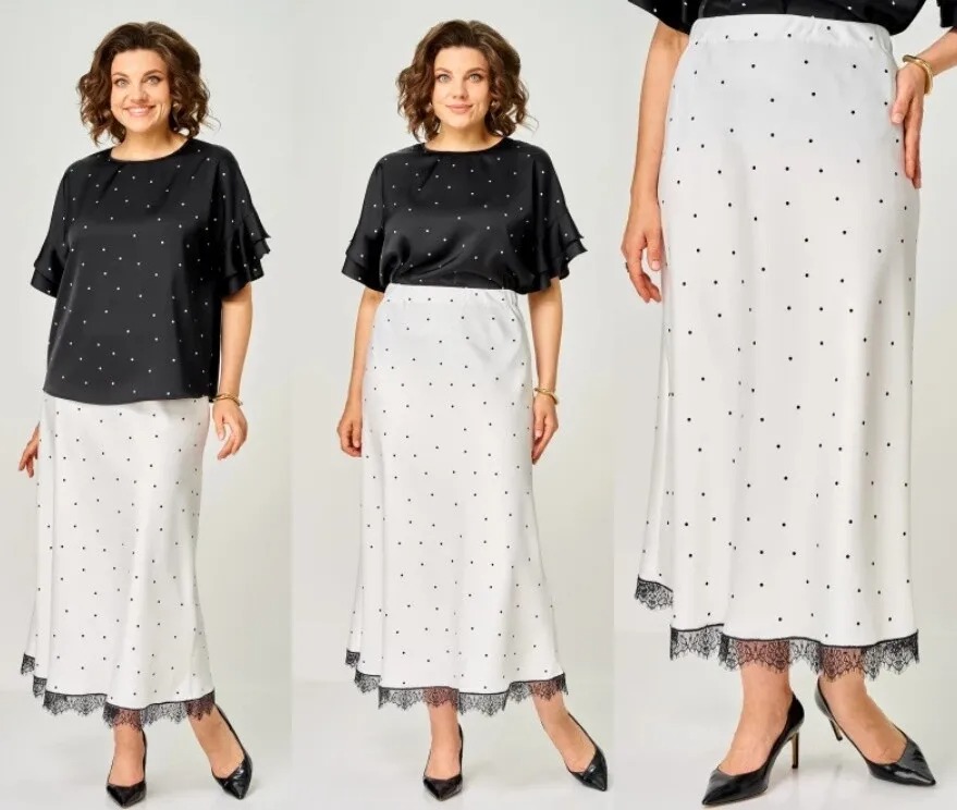 Комплект, блуза, юбка Rumoda 2295