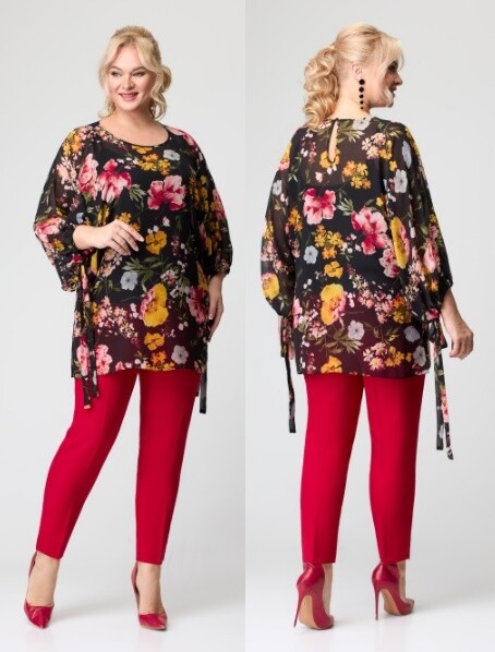 Комплект, блузка, топ, брюки Svetlana-Style 1660