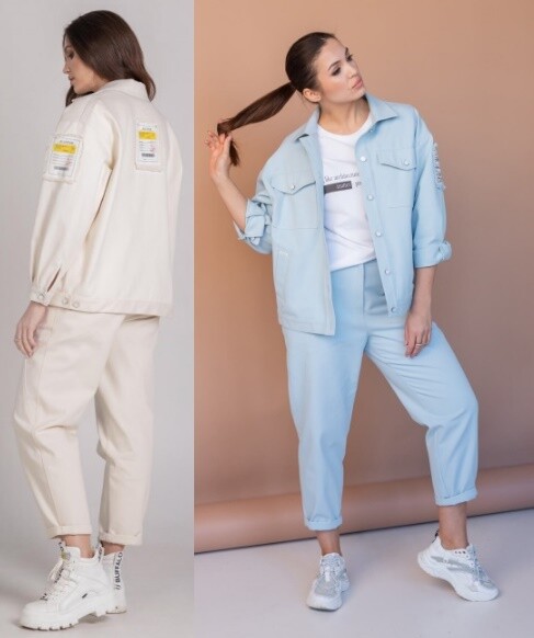 Комплект, брюки, блуза Angelina 649