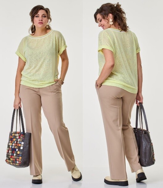 Комплект, блуза, брюки T&N 7348