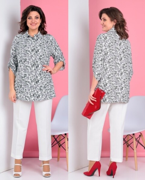 Комплект, рубашка, брюки Ивелта Плюс 2964