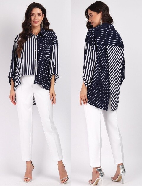 Комплект, блузка, брюки Mia-Moda 1431