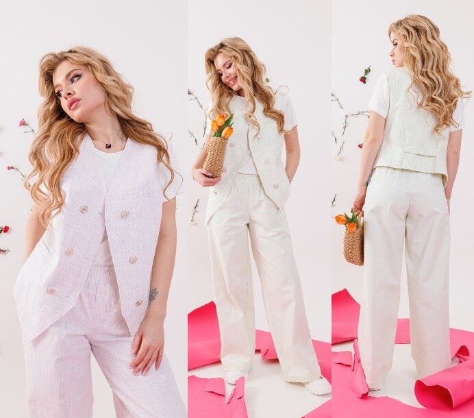 Костюм, жилет, брюки NikVa 352