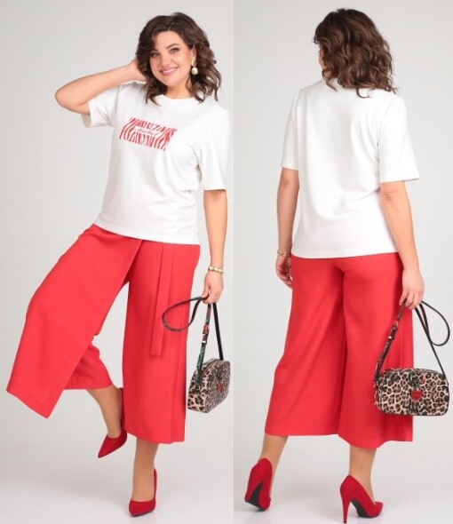 Комплект, футболка, брюки Michel Chic 1336