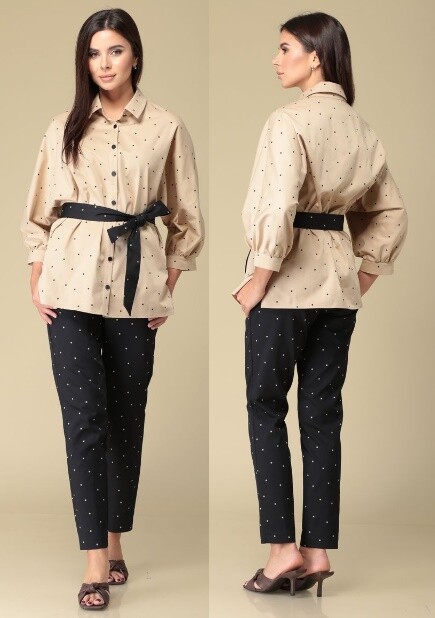 Комплект, блузон, брюки Ларс Стиль 532