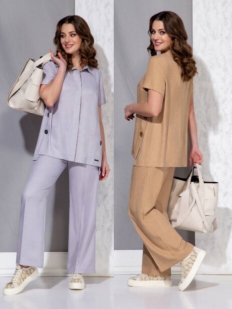 Комплект, блузка, блуза, брюки Beautiful&Free 6051