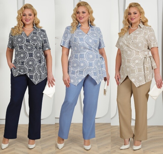 Комплект, блузка, брюки Ninele 5956