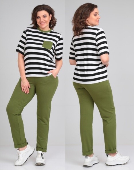 Комплект, футболка, брюки Michel Chic 1338/2