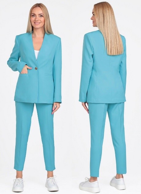 Костюм, жакет, брюки, топ Alani Collection 1864Г