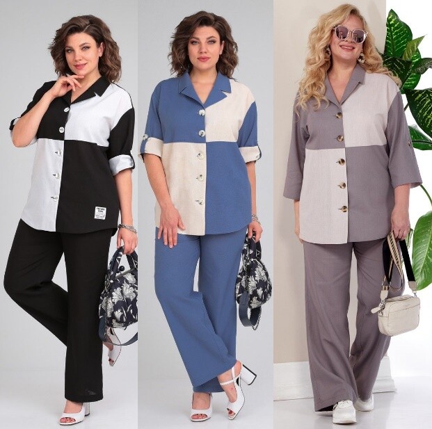 Комплект, жакет, брюки Anastasia 1000А