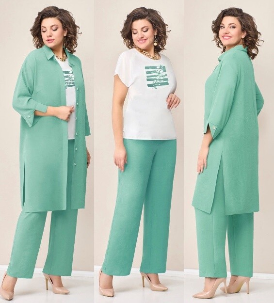 Комплект, блуза, брюки Volna 1292