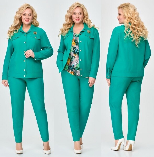 Костюм, жакет, брюки, топ Svetlana-Style 1886