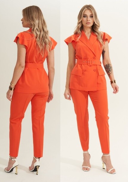 Костюм, жакет, брюки, жилет Gizart 5215