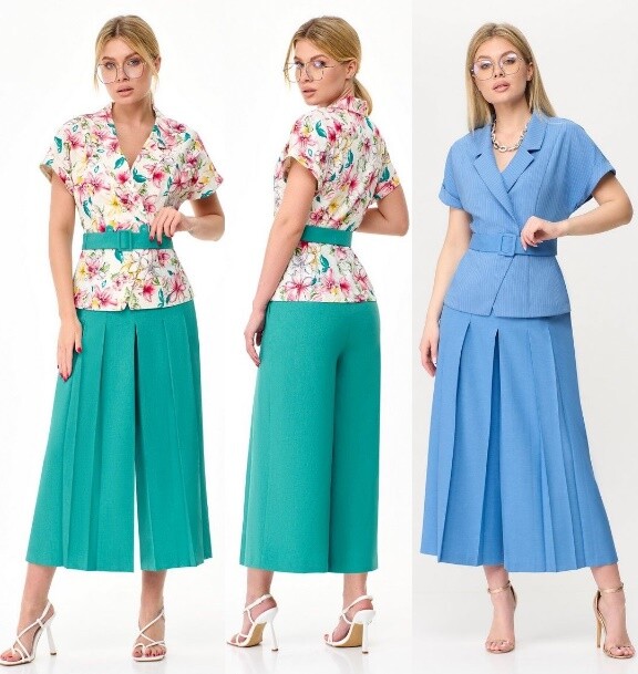 Костюм, жакет, юбка, брюки Милора-Стиль 1096