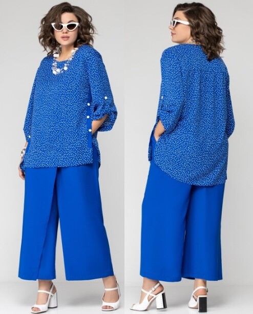 Комплект, блуза, брюки Eva Grant 7126-3