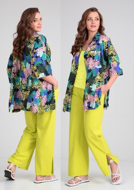 Комплект, рубашка, майка, брюки Verita 2210