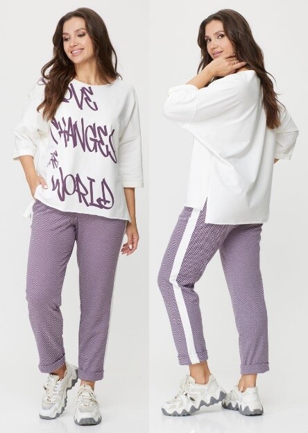 Костюм, брюки, джемпер Michel Chic 1352