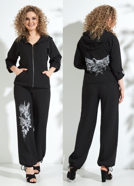 Костюм, брюки, блузон Euromoda 340