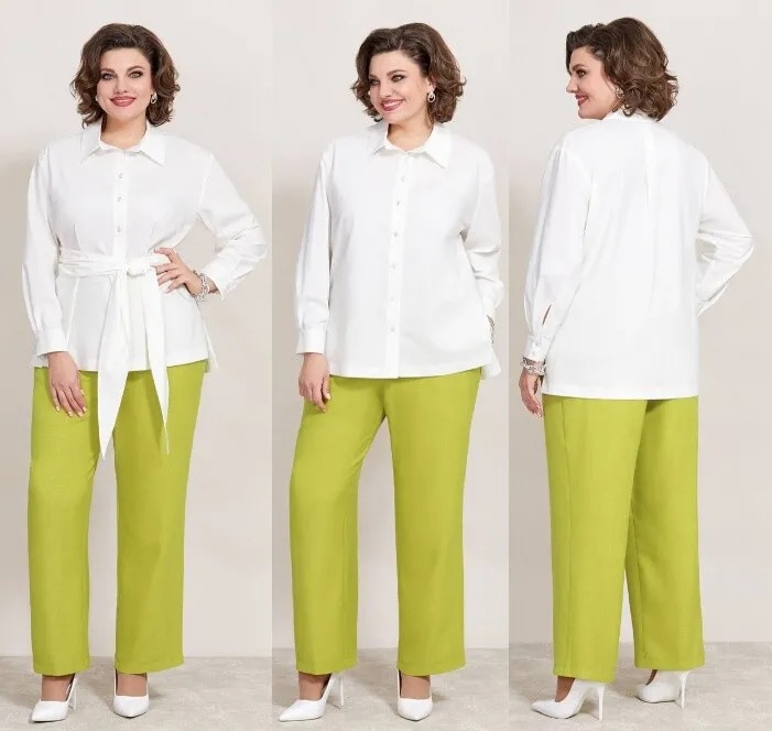 Комплект, блуза, брюки, блузка Mira Fashion 5379