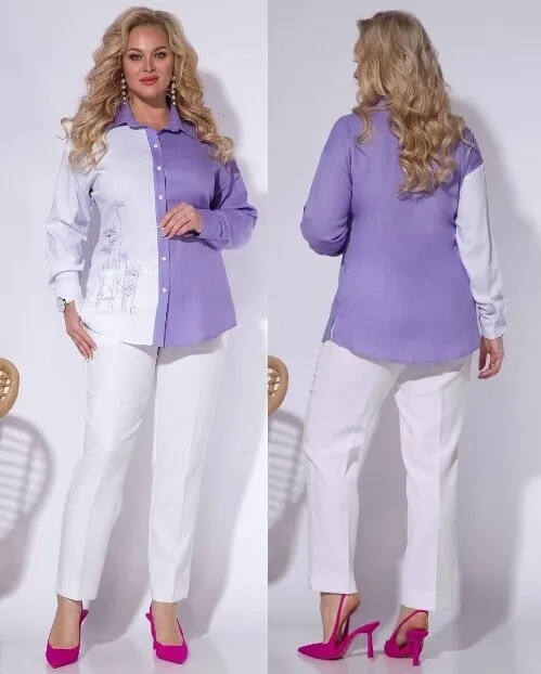 Комплект, блуза, брюки Liliana 1186-БрЛ