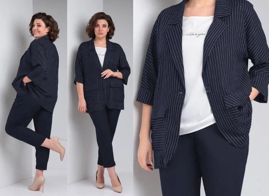 Костюм, жакет, брюки LadisLine 1491