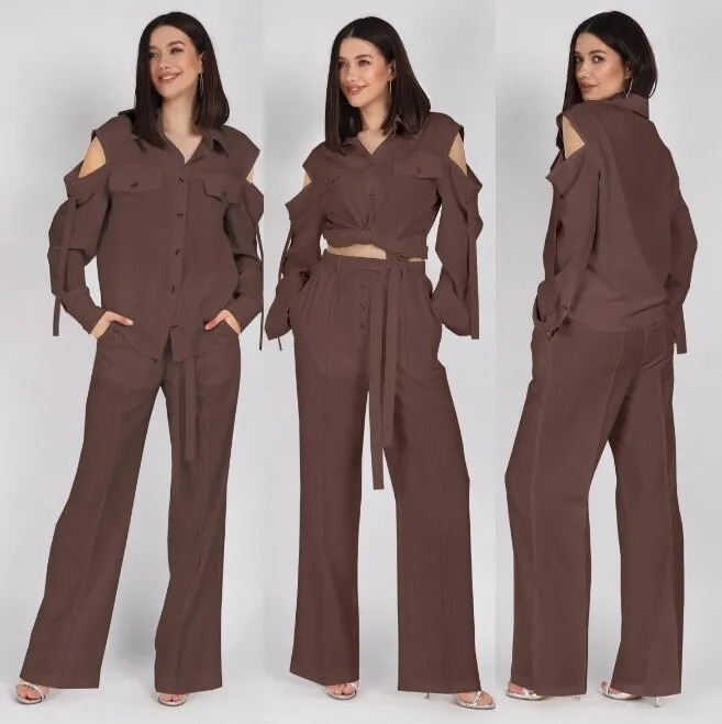 Костюм, блузка, брюки Mia-Moda 1555-1