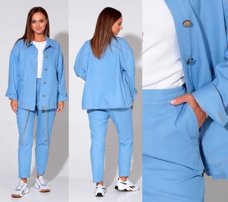 Комплект, брюки, жакет Liona Style 877Г