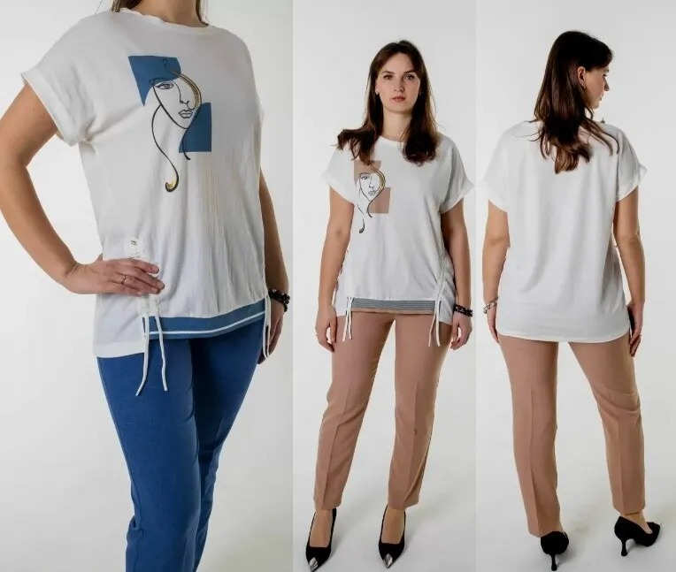 Комплект, блуза, брюки Needle 540
