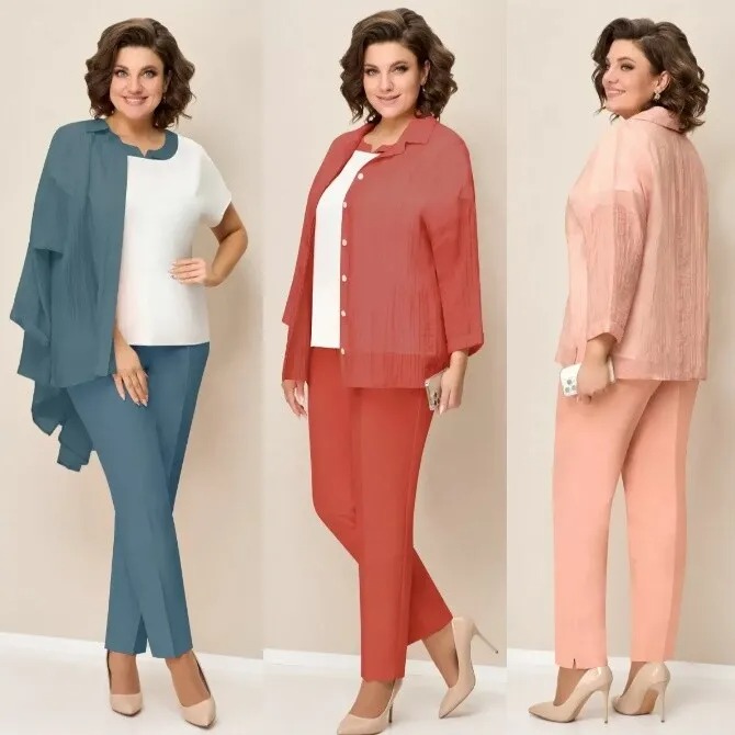 Блуза, брюки, топ Volna 1345