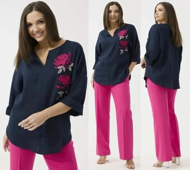 Комплект, рубашка, брюки, костюм, блуза Ma Cherie 3051