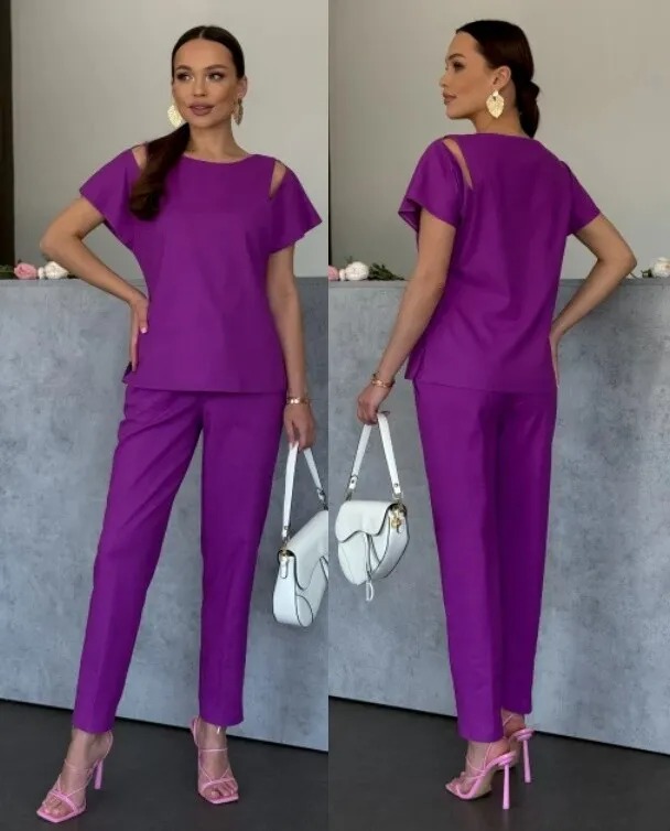 Комплект, блузка, брюки Dilana VIP 2048